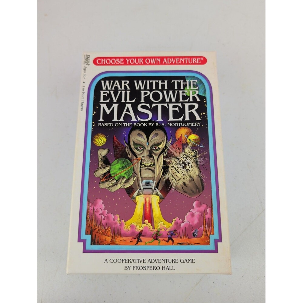NICE SHAPE! Choose Your Own Adventure : War With The Evil Power Master Board